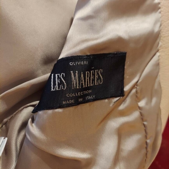 Authentic vintage olivieri les marèes women's leather jacket - Picture 5 of 5